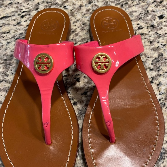 Tory Burch Shoes - Tory Burch pink sandals size 7.5 preloved